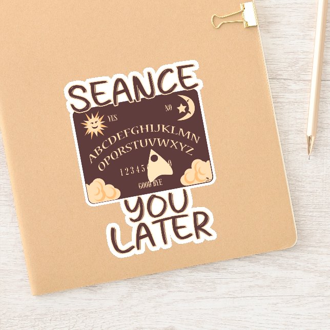  Seance You Later Funny Spirit Board Slogan (Notebook)