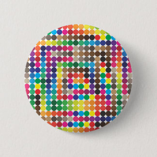 seanless coloured circles 6 cm round badge