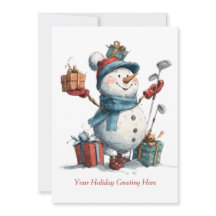 Seaon's Greetings — "Tee Style" Holiday Card