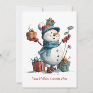 Seaon's Greetings — "Tee Style" Holiday Card
