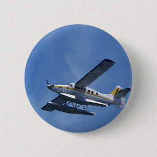 Seaplane 6 Cm Round Badge