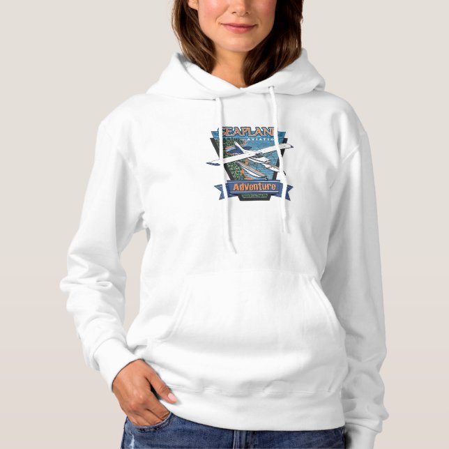 Seaplane Aviation Adventure Hoodie (Front)