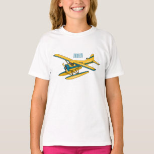 Seaplane cartoon illustration T-Shirt
