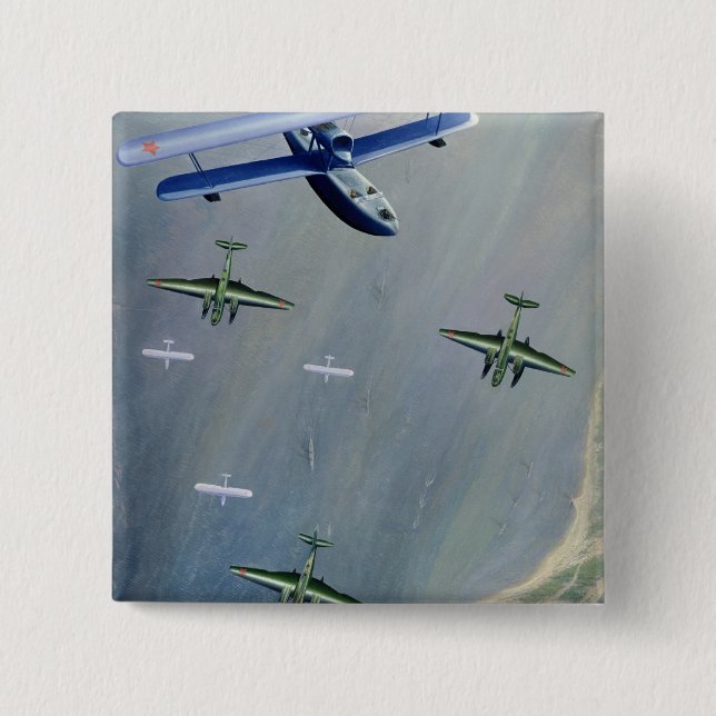 Seaplanes, 1933 15 cm square badge (Front)