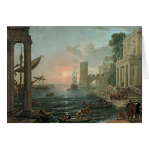 Seaport with the Embarkation
