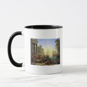 Seaport with the Embarkation of St. Ursula Mug