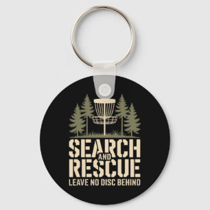 Search And Rescue Leave No Disc Behind Disc Golf P Key Ring