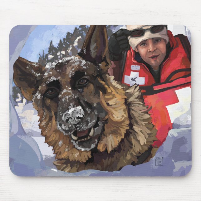 Search and Rescue Mouse Mat (Front)