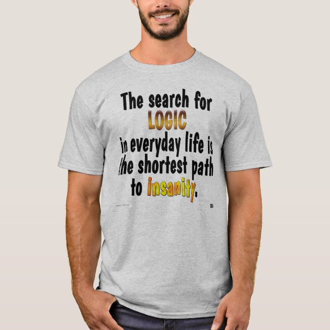 Search for Logic Men's T-Shirt (Front)