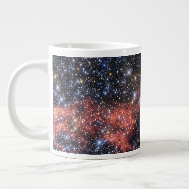 Search For Stellar Survivor Of Supernova Explosion Large Coffee Mug (Left)