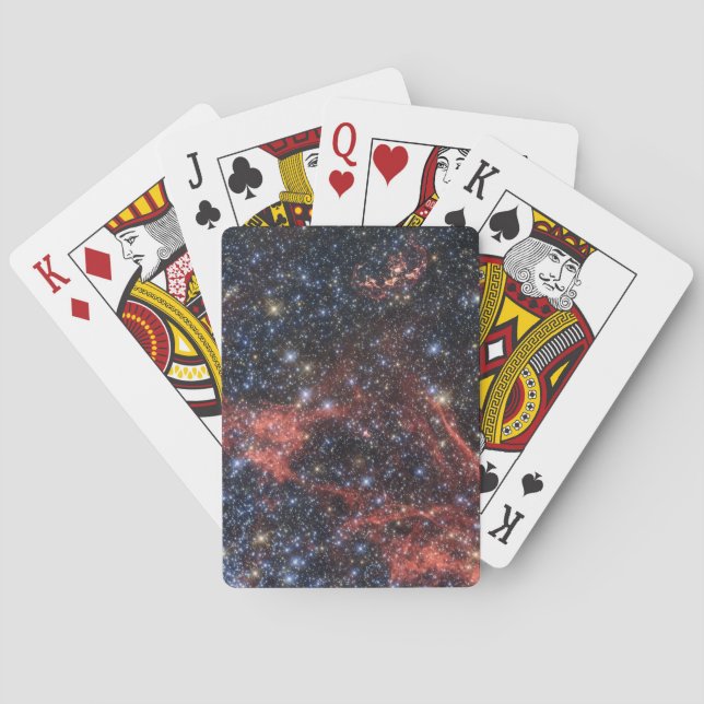Search For Stellar Survivor Of Supernova Explosion Playing Cards (Back)