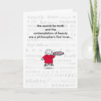 SEARCH FOR TRUTH & PIZZA! Card