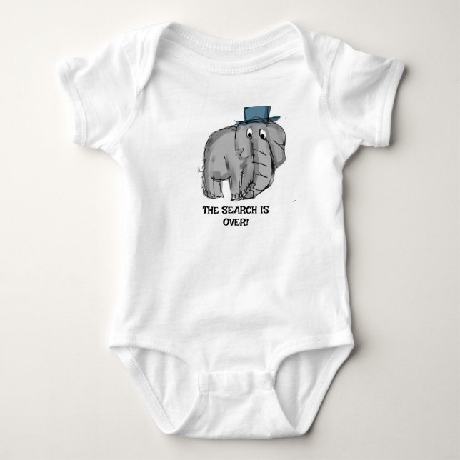 Search Over Baby Bodysuit (Front)