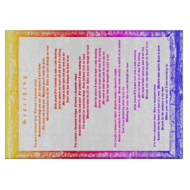 Searching Cutting Board (Front)