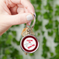 Searching For Dopamine Personalized Keychain