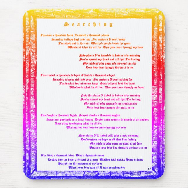 Searching Mouse Mat (Front)