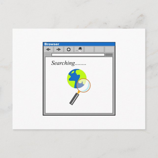 Searching Postcard (Front)