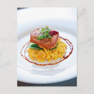 Seared Salmon Postcard