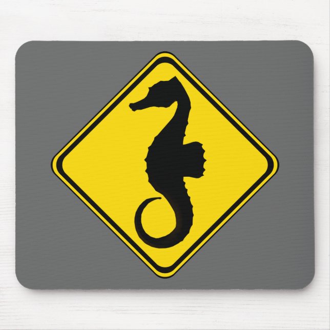 Searhorse Crossing ! Mouse Mat (Front)