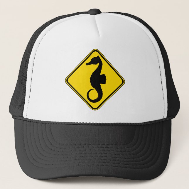 Searhorse Crossing ! Trucker Hat (Front)
