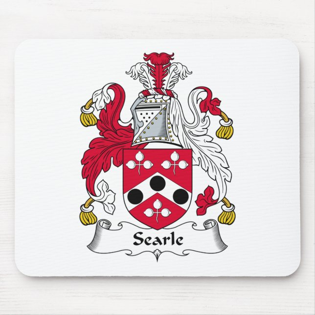 Searle Family Crest Mouse Mat (Front)