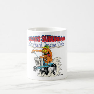 Sears Suburban Backyard Tractor Club in new logo Coffee Mug