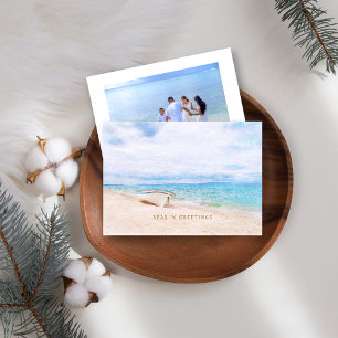 Seas And Greetings Beached Fishing Boat