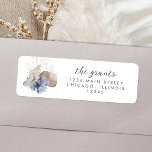 Seas and Greetings Coastal Return Address Labels<br><div class="desc">Add a touch of elegance to your mail with our personalised return address labels. Each label features delicate watercolor seashells and coral,  combining coastal sophistication with a personal touch.</div>