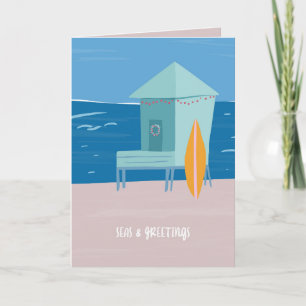 Seas & Greetings Beachy Holiday Greeting Card