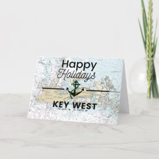Seas & Greetings Chart- Key West Holiday Card