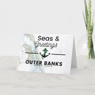 Seas & Greetings Chart- Outer Banks Holiday Card