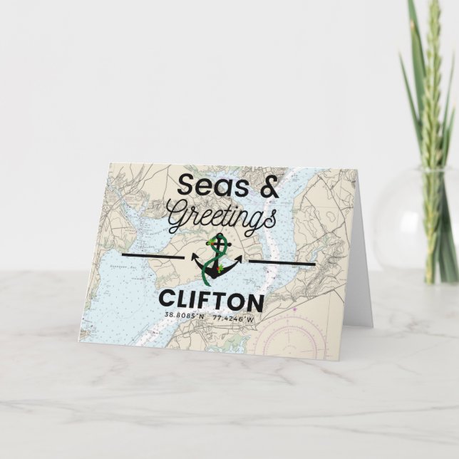 Seas & Greetings Clifton Card (Front)