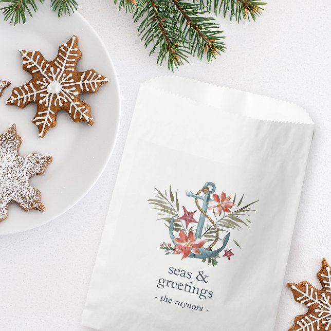 Seas & Greetings | Coastal Holiday Favour Bags (Creator Uploaded)