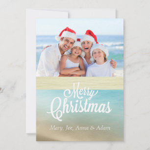 Seas 'n Greetings Christmas Photo Card