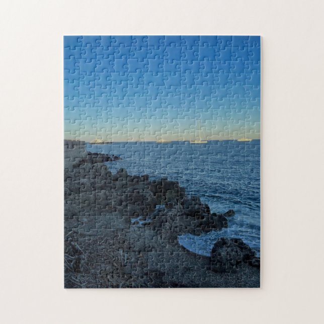 Seas of Vieil Antibes Puzzle (Vertical)
