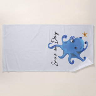 Seas the Day Beach Towel