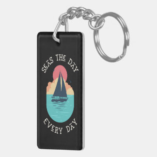 Seas the Day Everyday / Beach Life Key Ring