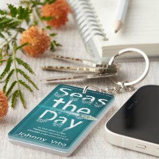 Seas the Day Key Ring