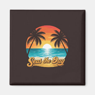 Seas the Day magnet
