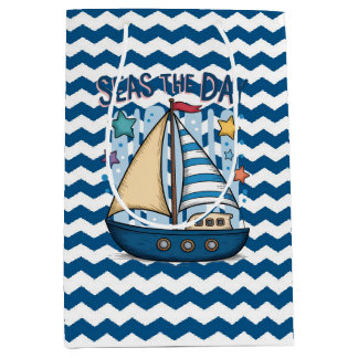 Seas The Day  Medium Gift Bag