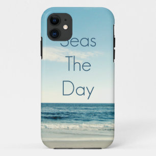 SEAS THE DAY OCEAN PHOTO DESIGN iPhone 11 CASE