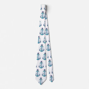 Seas The Day Pirate Anchor Tie