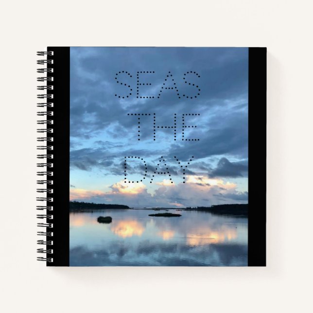 Seas the Day Spiral Notebook (Front)