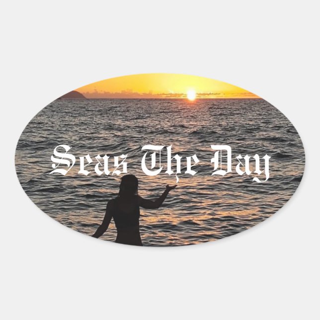 Seas The Day Sticker (Front)