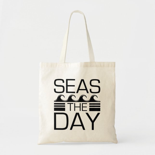Seas The Day Tote Bag (Front)