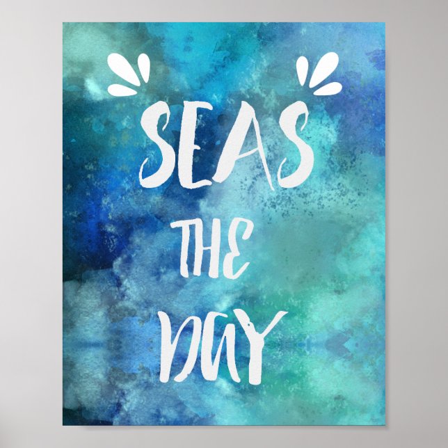 Seas The Day Wall Art (Front)