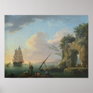 Seascape, 1748 poster