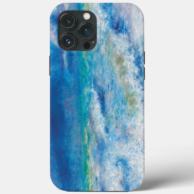 Seascape (1897) by Pierre-Auguste Renoir Case-Mate iPhone Case (Back)