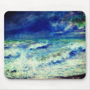 Seascape (1897) by Pierre-Auguste Renoir Mouse Mat