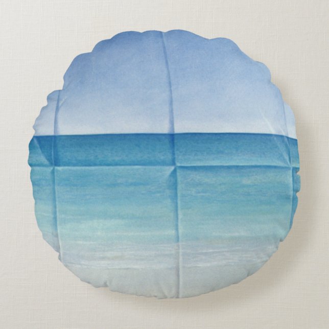 Seascape 1984 round cushion (Front)